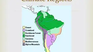 South America Geography and Climate