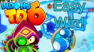 How to beat Frozen Over on Double HP Moabs! (No MK) Bloons TD 6