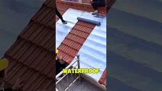 Устраните протечки крыши за секунды с помощью этой ленты! 🏠💧: #водонепроницаемаялента #кровля #га...