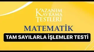 7.SINIF MATEMATİK KAZANIM KAVRAMA TESTİ KİTABI TAM SAYILARLA İŞLEMLER TESTİ