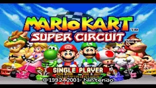 Mario Kart Super Circuit(GBA) - 50cc all Extra Tracks Races