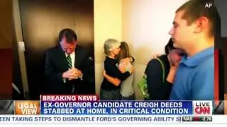 Virginia Senator Stabbed - Creigh Deeds in critical condition after home assault [son dead]