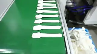 paper spoon paper fork forming machine (new carton spoon and fork design）