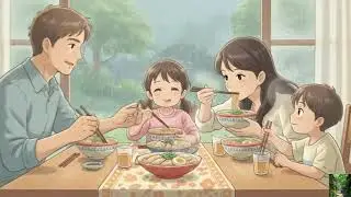 A Quiet Rainy Day | Ghibli-Style Daily Life Ambience