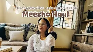 Aesthetic UNBOXING of &ldquo;MEESHO Finds&rdquo;✨|Decor,Ice Roller,Blackheads puff,oil control tools & More 🪷.
