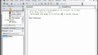 VBA Function Programming