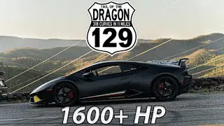 Taking A 1600+ HP Lamborghini On The Tail of The Dragon!