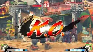 SF4 AE 2012 - TcF Liger Jin (Gouken) Vs. KaizenMaster (Ryu)