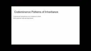 Video #2: Codominance, Alex Hickey Period 7