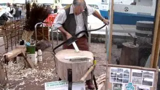 Wooden Tent Peg Making