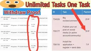 Daily Earning 100 Ruble Without Investment | Online Earning Website | Live Withdraw Proof