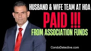 HOA President, and WIFE paid from Association Funds. How is this happening at Homeowner Associations