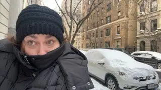 NYC Live Walk in Riverside Park  Is there Ice in The Hudson River?
