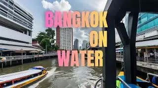 Bangkok on Water 🇹🇭 | The Local Water Taxi Experience (Only 20 Baht)