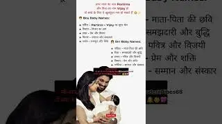 👶✨ Partima ❤️ Vijay से बने New Born Baby Names | Meaning के साथ 🔥 #NewBornNames