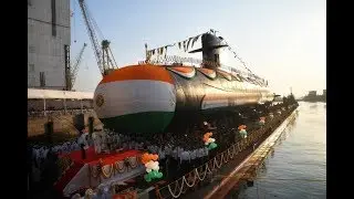 Two Kalvari Class Submarines of Indian Navy Undergoing Sea Trials