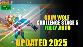 Fenrir Limited challenge stage 5 fully auto|Grim wolf Stage 5 Lords Mobile|Bloodlust Stage 5 auto