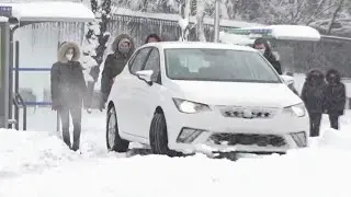Spain hit by unprecedented snow storm