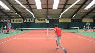 Robin van der Heijden college tennis recruiting video fall 2015