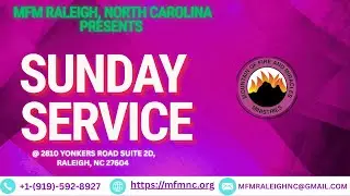SUNDAY SERVICE | MFM RALEIGH NORTH CAROLINA | 01-11-2026