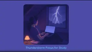 35 Min Rain & Thunder for Deep Study: Final Exam Focus Soundscape | Celestial Drift ⛈️📖