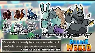 Awakened Cerebopod & Voltenchant Revealed!!!/New Skins & More Updates | Doodle World | Roblox