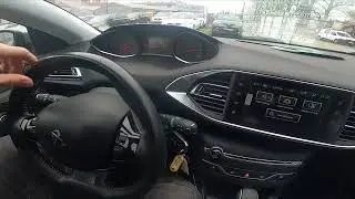 How to Find and Reset Average Fuel Consumption PEUGEOT 308 II ( 2013 &ndash; 2021 )