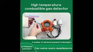 High temperature combustible gas detector #gasdetector