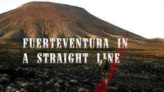 Hiking FUERTEVENTURA in a STRAIGHT LINE over volcanoes and sand dunes