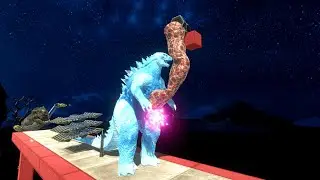 Ice Godzilla 2014 Survives Every Obstacle &ndash; The Ultimate Challenge in Animal Revolt Battle Simulator