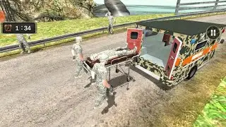 Army Ambulance Driving - US Soldier Rescue Game