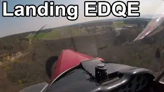 Landing in Burg Feuerstein, Germany (EDQE)