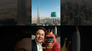 Elon 🆚 Pink Yeti - Giant Footballer Brainrot Dance Battle #shorts