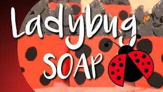 Cute Ladybug Artisan Cold Process Soap