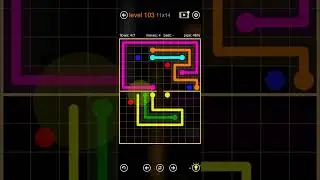 Flow Free - Rectangles - Hourglass Pack - Level 103 (11x14)