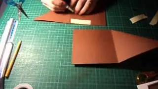 TUTORIAL: triangle fold card