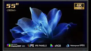 55 Inch Outdoor TV Review | 2000 Nits 4K UHD Waterproof Smart TV with WebOS & Dolby Atmos
