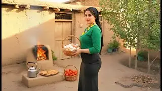 Favorite village-style food/fire tea/snake in the home vegetable garden