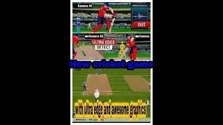 New cricket game 2018 awesome graphics with ultra edge.