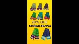 LIVE Now | Semi Gadwal Pattu Sarees at 20% OFF | Premium Collection Sale Only on VABHA.com Website
