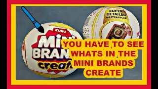 MINI BRANDS CREATE .  COME SEE WHATS INSIDE THESE ARTSY BLIND BAGS