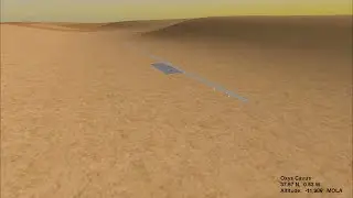 FlyOnMars -- VFR Flight Simulation: Oxys Cavus, -11,986' MOLA