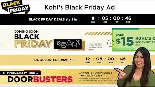 Kohl&rsquo;s Black Friday Ad 2025 🛍️🔥 Full Deal Breakdown + Best Kohl&rsquo;s Gift Ideas for Holiday Shopping 🎁