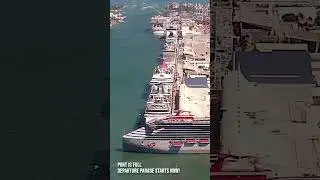 Port Miami Departures today  #shorts