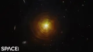Zoom into a creepy dying star Hubble time-lapse for Halloween