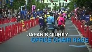 ODD NEWS: Are you ready to join Japan's quirky office chair race?