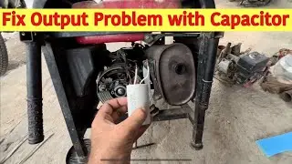 Generator output Most Easy Solution | Capacitor Method