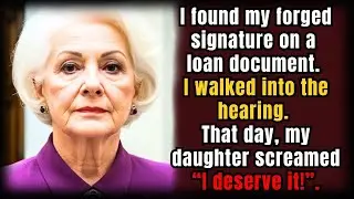 I Found My Forged Signature On A Loan Document💰. I Walked Into The Hearing. That Day, My Daughter...