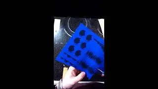 Tips for PNP blue image transfer to sheet metal for jewelry etching using glass top cooktop range