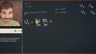 Ejercicio  073  Encontrar las ecuaciones de Cauchy Riemann en Coordenadas Polares